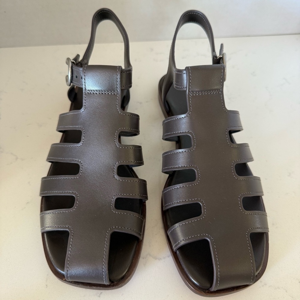 Vince Melina Sandals Dark Brown Leather | Women’s Size 6 | New Without Box